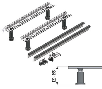 Badewannen­fuß WF 2000