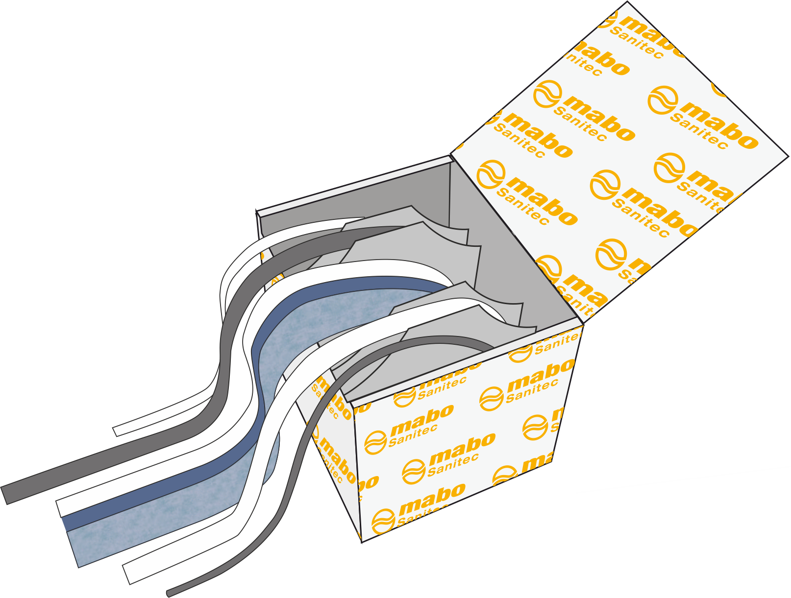 mabo Sanitec Wannendichtband PREMIUM 10,0 m